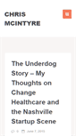 Mobile Screenshot of chrismcintyre.com